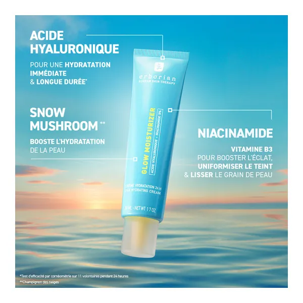 Erborian Glow Moisturizer Crème hydratation 24h