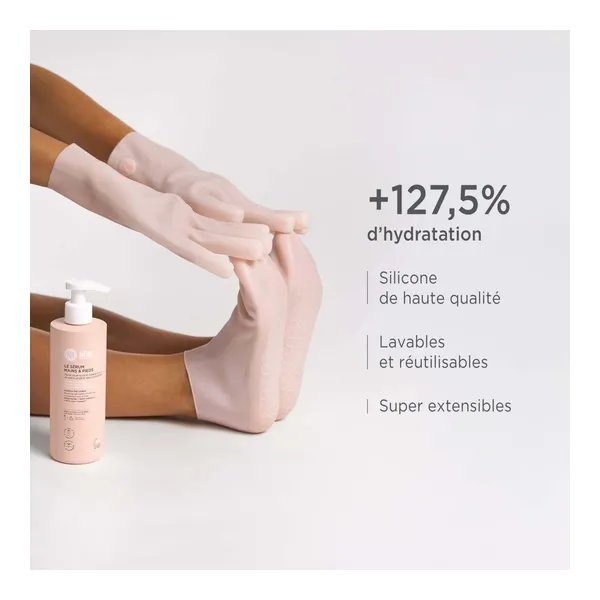 Même Cosmetics Gants Booster d'hydratation 1 paire
