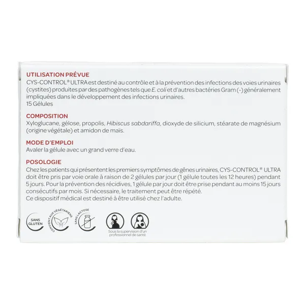 Cys Control Ultra gélules
