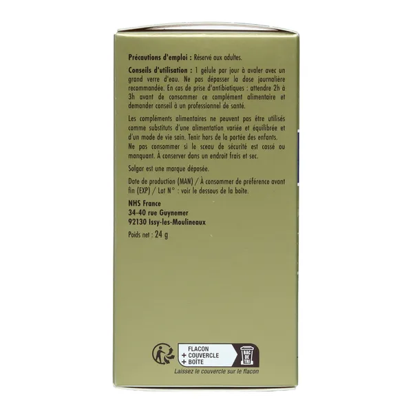 Solgar Probiotiques Ultra gélules
