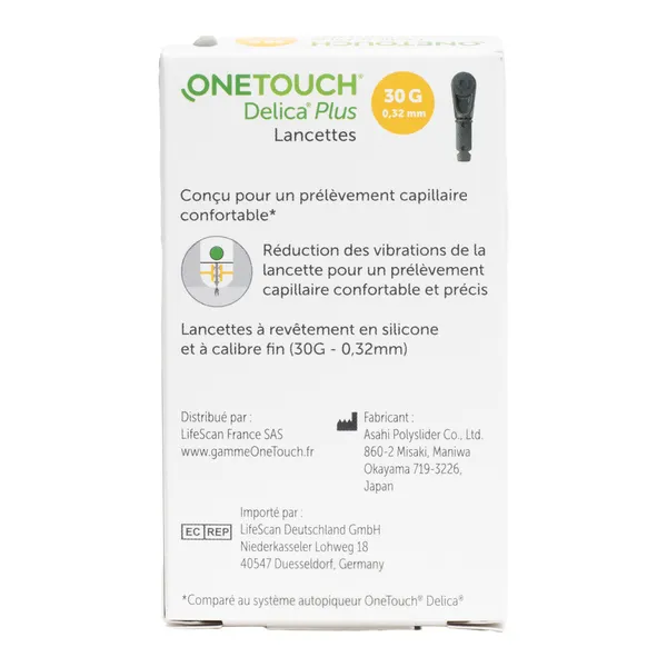 Lancettes One Touch Delica Plus