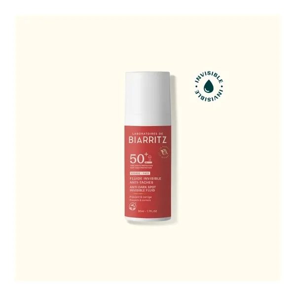 Laboratoires de Biarritz Fluide solaire invisible anti taches SPF 50+