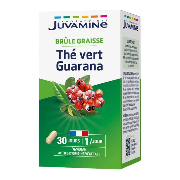Juvamine Thé vert Guarana gélules
