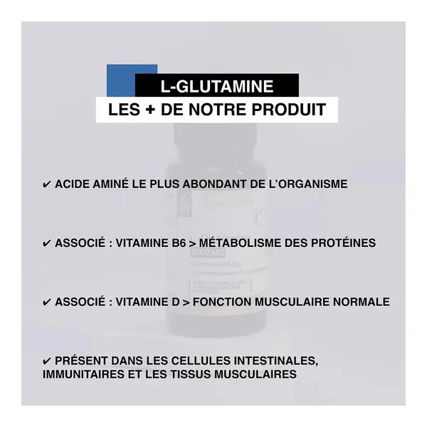 Nat et Form L Glutamine gélules