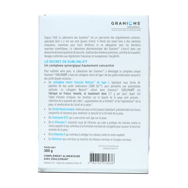 Granions Collagène+ Beauté SublimLift poudre