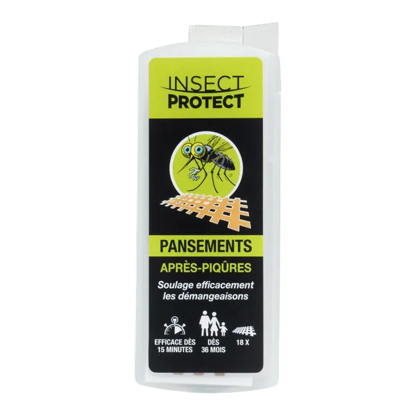 Pansements après piqures Insect Protect