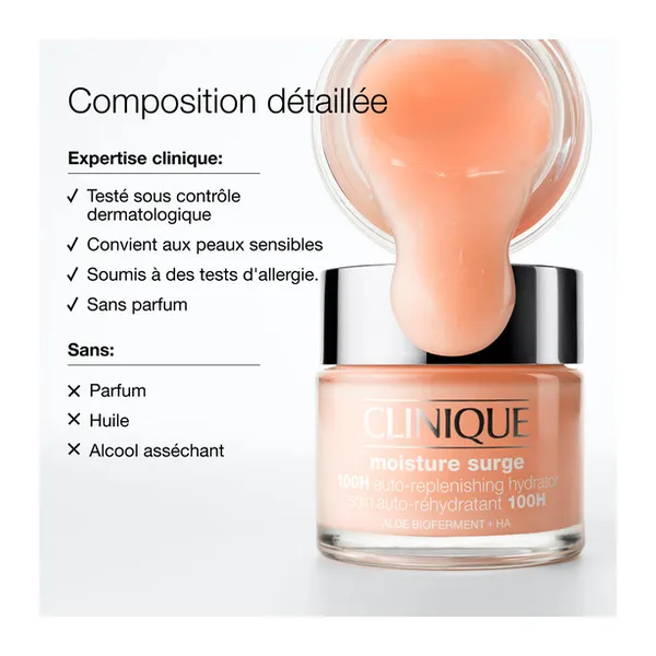Clinique Moisture Surge Soin auto réhydratant 100H