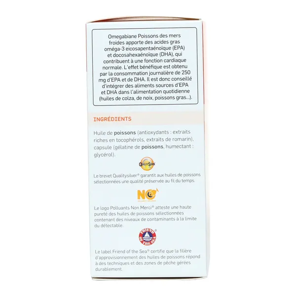 Pileje Omegabiane Poissons des mers froides capsules