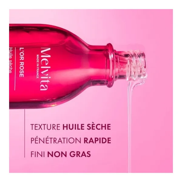 Melvita L'or Rose Huile sèche lift pro fermeté bio