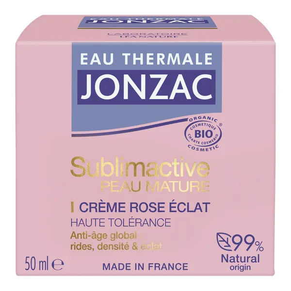 Jonzac Sublimactive Crème Rose éclat Bio