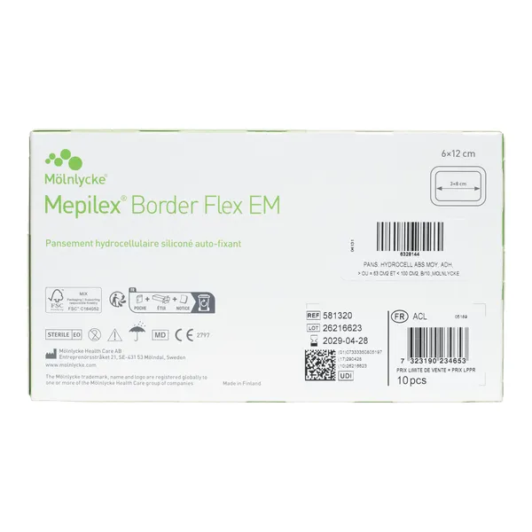 Mepilex Border Flex EM pansements