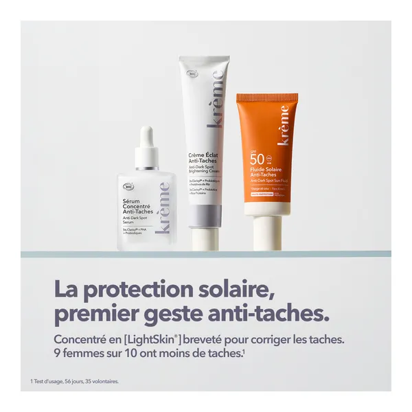 Krème Crème éclat anti taches Bio