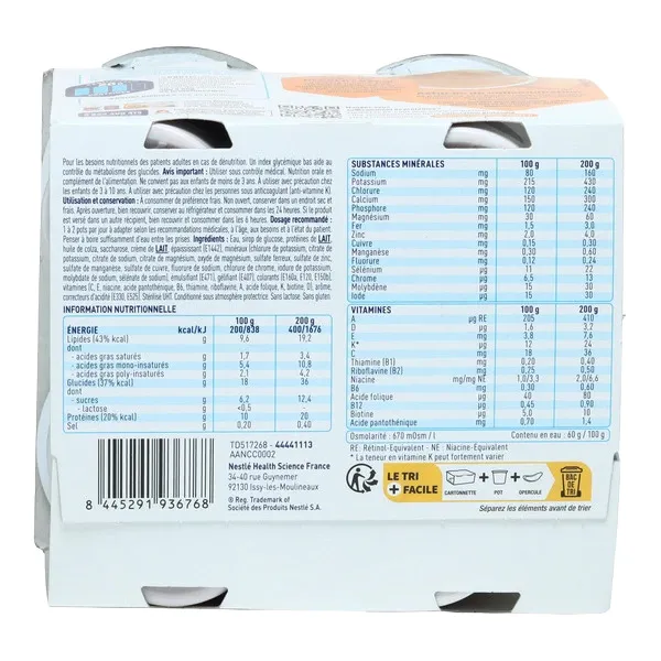 Clinutren Dessert 2kcal crème HP HC