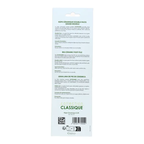 Râpe à pied céramique Estipharm