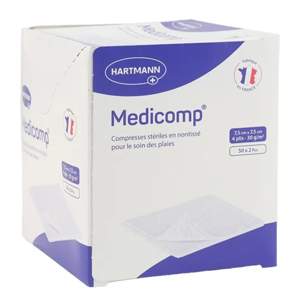 Medicomp compresses non tissées stériles