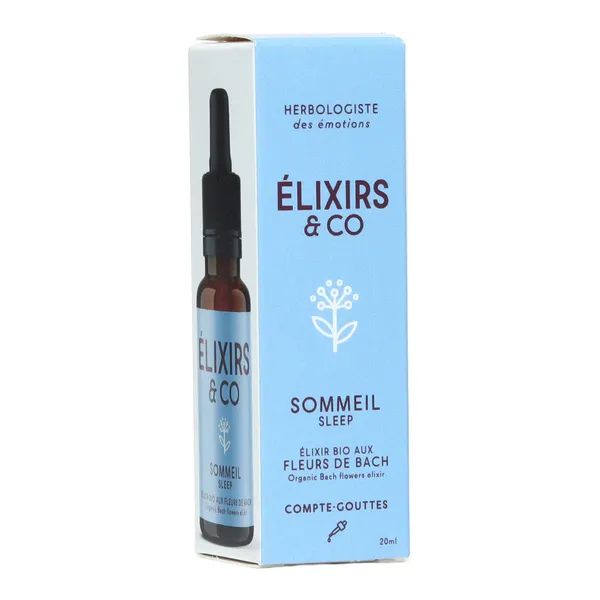 Elixirs and Co Fleurs de Bach Sommeil gouttes bio