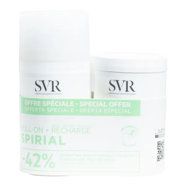 SVR Spirial roll-on déodorant anti-transpirant 48h
