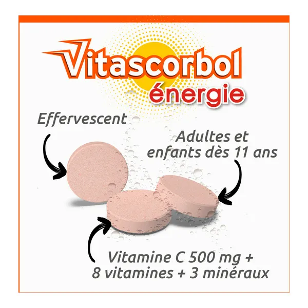 Vitascorbol Energie comprimé effervescent