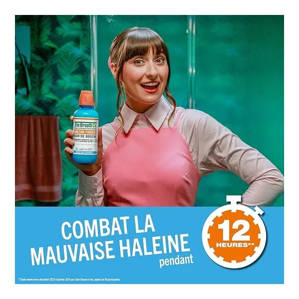 The Breath Co bain de bouche haleine fraiche menthe givrée