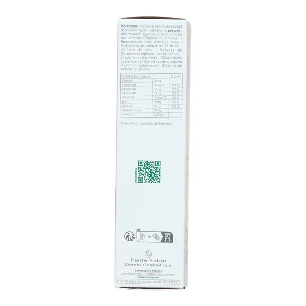 Klorane Antichute Force et Vitalité capsules