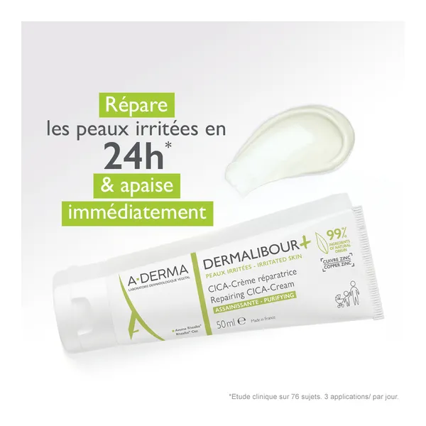 A Derma Dermalibour+ Cica crème réparatrice