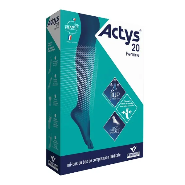 Bas de contention femme Actys 20 classe 2 Innothera