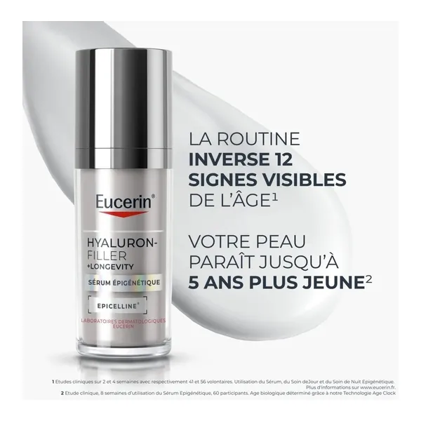 Eucerin Hyaluron Filler + Longevity Sérum Épigénétique