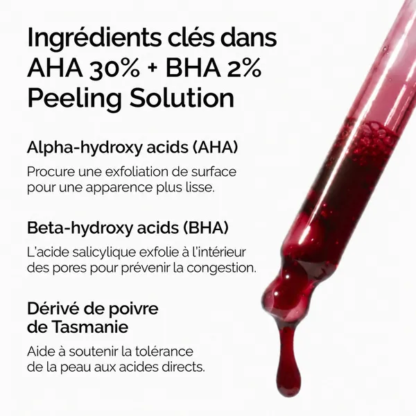The Ordinary Solution de Peeling AHA 30% +  BHA 2 %