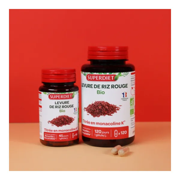 Super Diet levure de riz rouge bio gélules