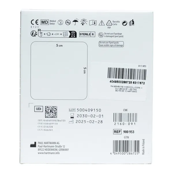 Hartmann Hydrocoll Thin pansement hydrocolloide