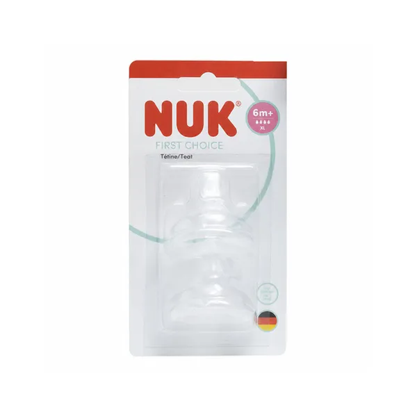Nuk First Choice+ 6-18 mois 2 tétines silicone