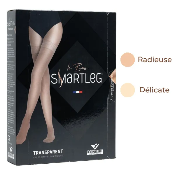 Smartleg Transparent Bas de contention femme classe 2