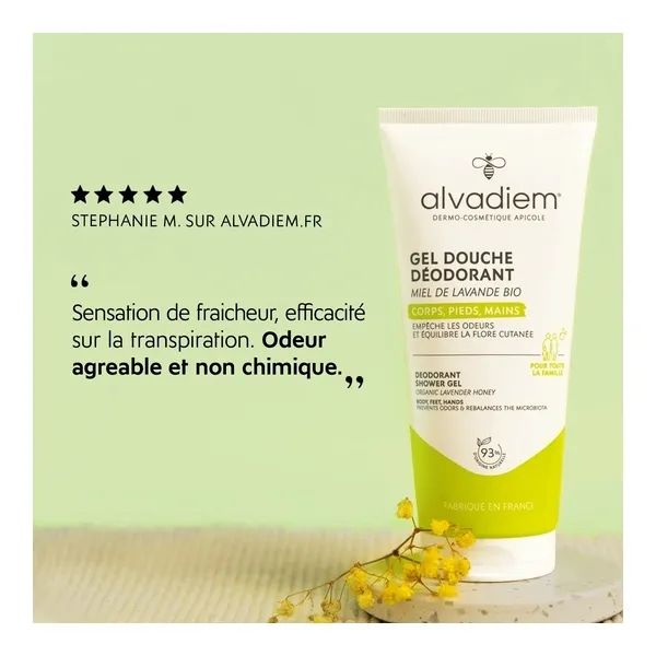 Alvadiem Gel douche déodorant