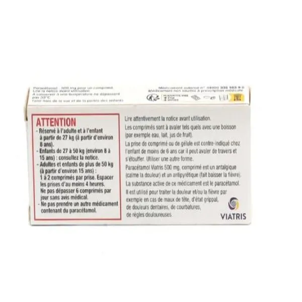 Mylan Paracétamol 500 mg comprimé