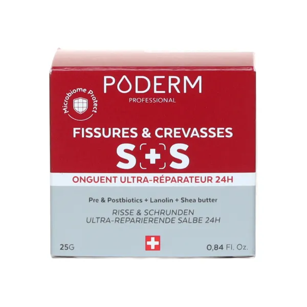 Poderm Onguent ultra réparateur 24h Fissures et Crevasses