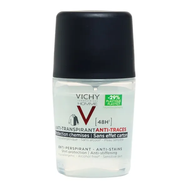 Vichy Homme déodorant bille anti-traces