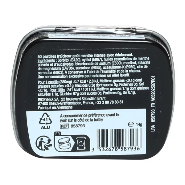 SuperWhite pastille fraîcheur sans sucre