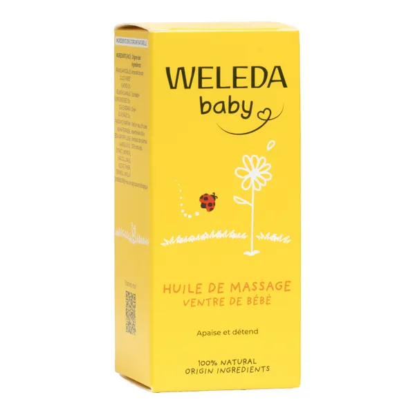 Weleda huile de massage ventre de bébé