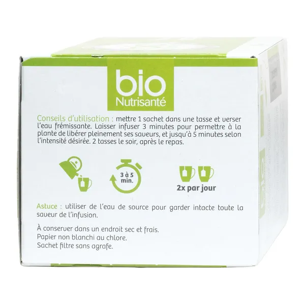Bio Nutrisanté infusion Verveine sachets