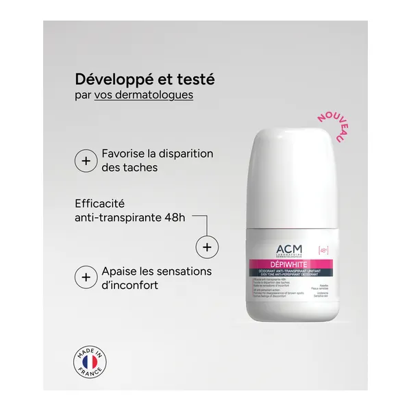 ACM Dépiwhite Déodorant anti transpirant unifiant