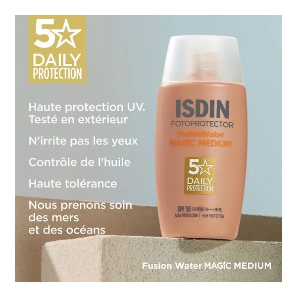 Isdin Crème solaire teintée Fusion Water Magic SPF 50
