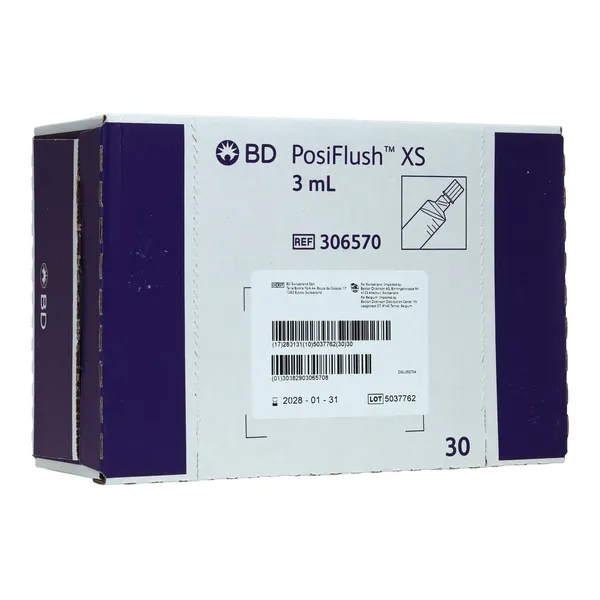 BD PosiFlush XS seringue saline