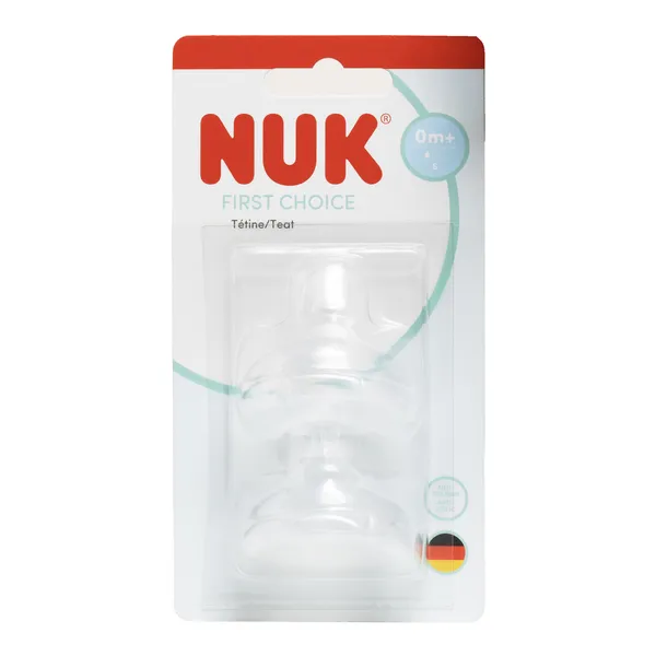 Nuk First Choice 0-6 mois 2 tétines