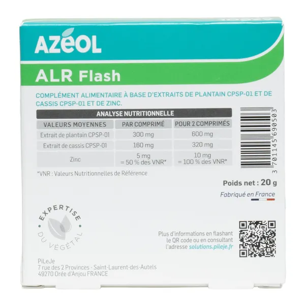 Pileje Azéol ALR Flash comprimés