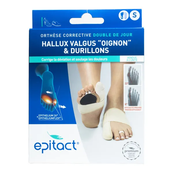 Epitact Orthèse corrective Hallux valgus double