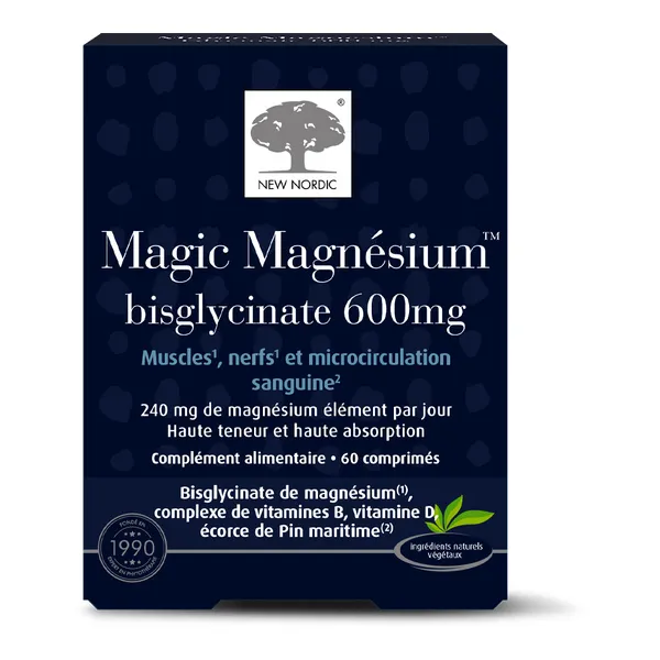 New Nordic Magic Magnésium Bisglycinate comprimé