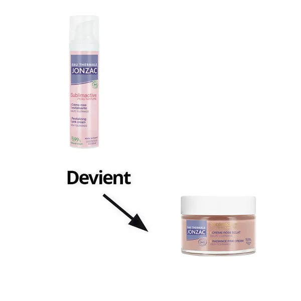 Jonzac Sublimactive Crème Rose éclat Bio