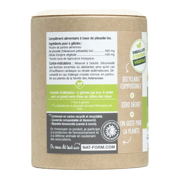 Nat et Form Ecoresponsable Piloselle bio gélules