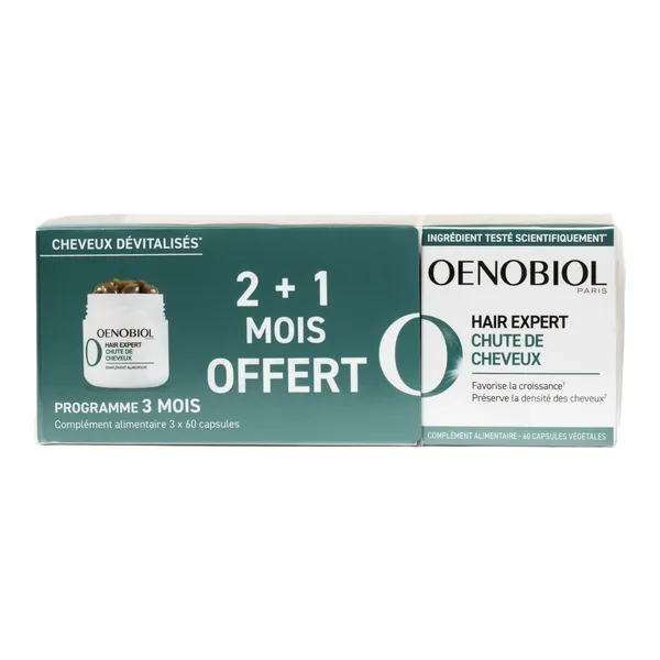 Oenobiol Chute de cheveux capsule Hair expert
