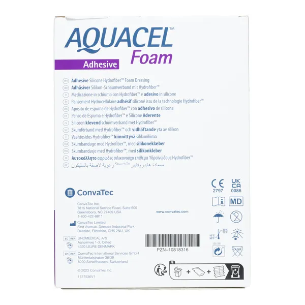 Aquacel Foam adhésif Pansement hydrocellulaire